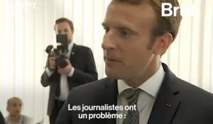 Rentrée 2017 : Emmanuel Macron s'en prend à un journaliste