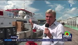 Ouragan Irma : un premier navire de secours va rejoindre Saint-Martin