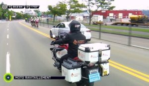 GPCQM 2017 - Québec - La moto ravitaillement du GPCQM