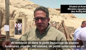 Egypte: découverte de la tombe d'un important orfèvre