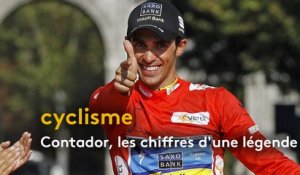 Alberto Contador, les chiffres d’une légende