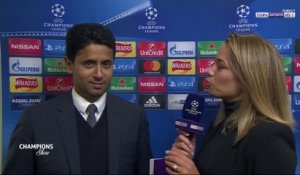Nasser Al-Khelaïfi : "On a fait un très bon match"