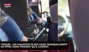 Turquie : Un chauffeur de bus passe un appel vidéo en conduisant ! (Vidéo)
