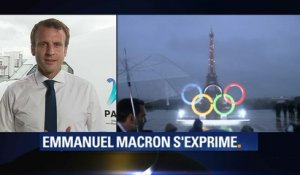 Emmanuel Macron salue l'attribution des J.O. 2024 à Paris