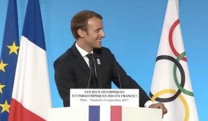 JO 2024 à Paris : "Vous avez fait taire les grincheux", lâche Macron