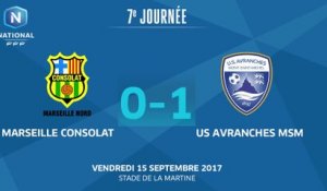 J7 : GS Marseille Consolat - US Avranches MSM (0-1), le résumé