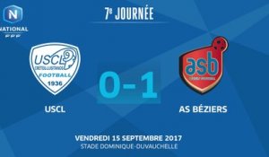 J7 - USCL - AS Béziers (0-1) - Le résumé