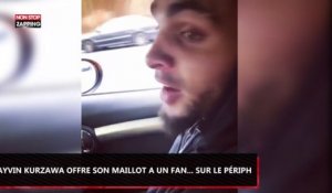 PSG : Layvin Kurzawa offre son maillot à un fan... sur le périphérique de Paris (vidéo)