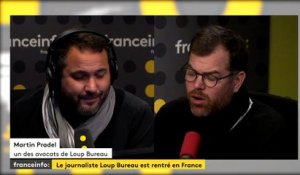"Il s'est complètement effondré" : l'avocat de Loup Bureau témoigne de la fatigue du journaliste après son retour en France