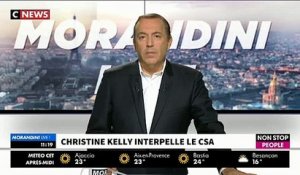 EXCLU - Le coup de gueule de Christine Kelly dans "Morandini Live" qui interpelle en direct le CSA - VIDEO