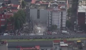 Mexico filmé par un Drone après son terrible tremblement de terre !