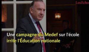Une campagne de com du Medef irrite l'Education nationale