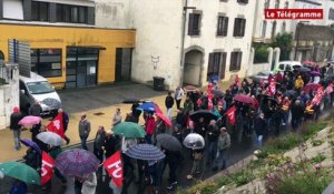 Code du travail. 300 manifestants à Quimperlé