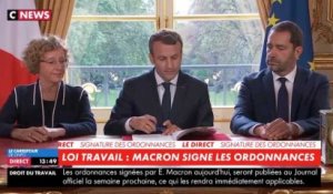 Loi travail: Macron reproduit sa mise en scène à l'américaine