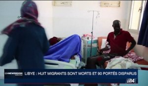Libye: huit migrants sont morts et 90 portés disparus