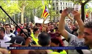 Espagne : les Catalans ne se résignent pas, à une semaine du référendum