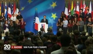 Le plan d'Emmanuel Macron pour l'Europe