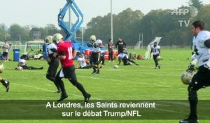 A Londres, les Saints n’oublient pas le débat Trump/NFL