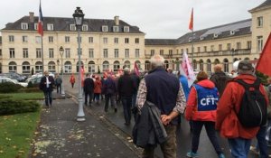 130 retraités manifestent pour défendre leurs pensions