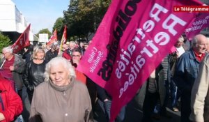 Brest. Un millier de retraités défilent jusqu'à la sous-préfecture