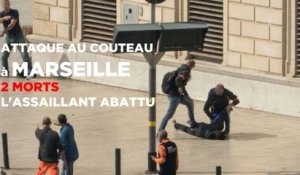 Marseille : une attaque au couteau fait deux morts, l'assaillant abattu