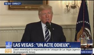 Las Vegas: Donald Trump dénonce "un acte malveillant"