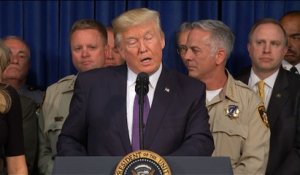 Donald Trump remercie les "héros" de Las Vegas