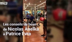 Anelka donne des conseils de boxe... à Pat' Evra