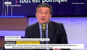 Patrick Devedjian : Emmanuel Macron "est en train de faire une partie non négligeable du programme de la droite"