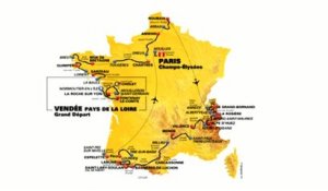 Cyclisme - Tour de France : le parcours de l'édition 2018 en vidéo