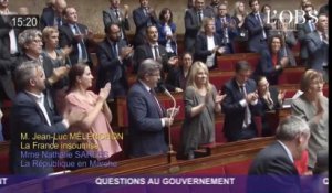 Projets d'attentats d'extrême droite : standing ovation pour Jean-Luc Mélenchon à l'Assemblée
