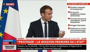 Depuis le début de l'année, "treize attentats ont été déjoués" en France, a annoncé le président Emmanuel Macron