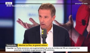 "Chacun est dans son couloir alors qu'il y a une révolution politique chez Macron et Mélenchon nous aurons une catastrophe", Nicolas Dupont-Aignan