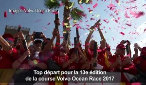 Voile: départ de la Volvo Ocean Race 2017
