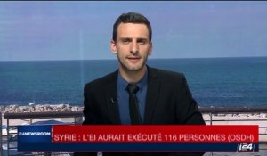 Syrie : L'EI aurait exécuté 116 personnes