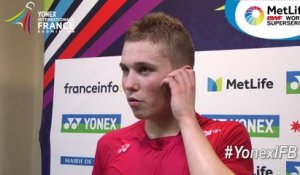 Yonex IFB : Interview de Thom Gicquel - 2er tour qualifications