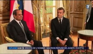 Emmanuel Macron a reçu le président égyptien sur fond de polémique