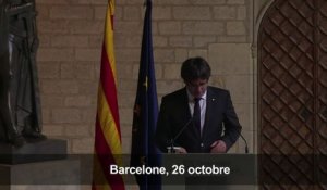 Le président catalan renonce à convoquer des élections