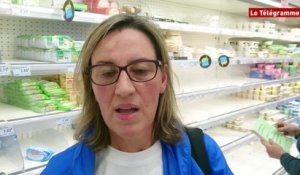 Pénurie de beurre La FDSEA en colère dans un hypermarché de Vannes