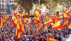 Rassemblement pour l'unité de l'Espagne à Barcelone