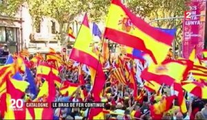 Espagne : les unionistes réunis en réponse à la déclaration d'indépendance de la Catalogne