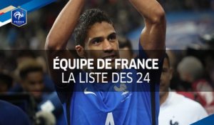 Équipe de France : liste des 24 joueurs pour affronter le Pays de Galles et l’Allemagne I FFF 2017