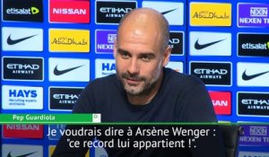Foot - ANG - City : Guardiola «On ne battra pas le record d'invincibilité d'Arsenal»