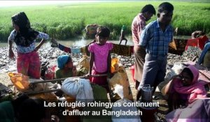 Les réfugiés rohingyas continuent d'affluer au Bangladesh