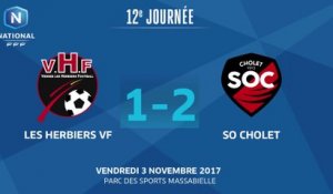 J12 :  Vendée Les Herbiers Football - SO Cholet (1-2), le résumé
