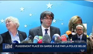 Puigdemont placé en garde à vue par la police belge