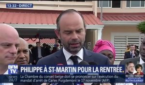 "La rentrée se passe globalement bien" à Saint-Martin, assure Édouard Philippe