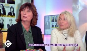 Violences conjugales : elles témoignent - C à Vous - 06/11/2017