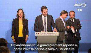 "Difficile" d'abaisser la part du nucléaire à 50% en 2025(Hulot)