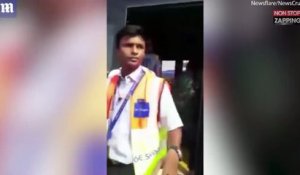 Delhi : Le passager d'un vol projeté au sol par le personnel d'un aéroport (vidéo)